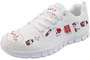 Showudesigns Zapatillas de Running Adulto Zapatos De Trabajo Senderismo Zapatillas de Running para Mujer Deportivas Enfermero EU 36-42 EU