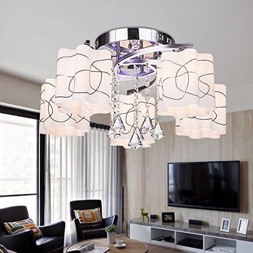 Wow Simple Warm and Romantic Modern European Style Main Room Wow Simple Crystal Pendant Lights Ceiling Lights For Kid'S Room,3 Head