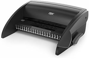 GBC CombBind C100 Binding Machine, 9 Sheet Punch Capacity, 160 Sheet Binding Capacity, A4, Black, 4401843