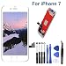 Produktbild TPEKKA Display Ersatz für iPhone 7 Display Bildschirm-LCD Touchscreen Digitizer Display-Front Glas Panel mit Reparatur Komplett Set Werkzeuge Einfache Installationfür iPhone 7 Screen Weiss, 4.7 Zoll