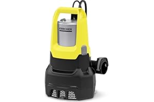 Kärcher SP 22.000 Dirt Level Sensor Submersible Pump for Dirty Water, Flow Rate: 22,000 l/h, Immersion Depth: max. 7m, Particle Size: max. 30mm, Residual Water Height: 35mm, Pressure: 0.8 bar