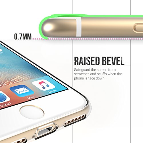 iPhone 7 Case, iPhone 8 CaseÂ by Yousave Accessories [0.5mm] Ultra Thin & Lightweight Soft Flexible [TPU Crystal Clear] Protective Cover - Exact Fit for iPhone 7 (2016 Model) and iPhone 8 (2017)