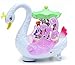 Produktbild MAGIKON Lovely Rotating Horses Musical Box , Carousel Music Box on Self Riding Swan Animal , Nice as Christmas Gift by MAGIKON