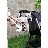 FİGİZA&reg; Bebek Arabası D&uuml;zenleyici &Ccedil;anta &ndash; 37 &times; 12 &times; 19 cm, 3 İ&ccedil; B&ouml;lme, Kilitli Kulplu Organizer, Islak Mendil Cepli, &Ccedil;ok G&ouml;zl