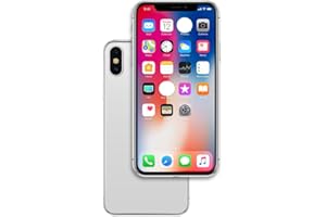 FufoneUS Display falso giocattolo telefono cellulare modello metallico replica non funzionante 1:1 telefono per telefono cellulare X giocattolo falso (Fur X schermo a colori argento)