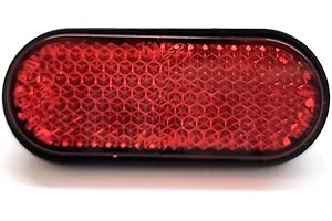 Simda Pro Mini catadioptre arrière pour support de plaque d'immatriculation de moto - Certifié E et utilisation universelle