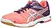Asics Gel-rocket 7, Damen Volleyballschuhe, Rot (flash Coral/silver/darkberry 0693), 39.5 EU