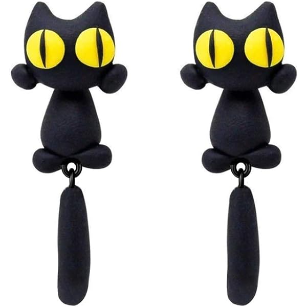 Orecchini A Bottone A Forma Di Gatto - 2 Pezzi, Acciaio Inossidabile Ipoallergenico, Per Donne E Bambine - Foto 12