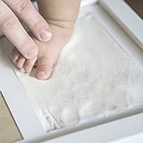 ZSTmei Baby Handabdruck und Fußabdruck Bilderrahmen Baby Hand Foot Print mit 2 Teiliger Rahmen für Foto Babyandenken Baby Andenken - 7