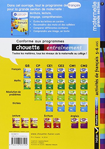 Book's Cover of Chouette - Français Grande Section