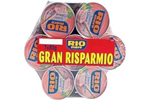 Mega Pack 7x80g Rio Mare Thon Poisson à l'huile d'olive