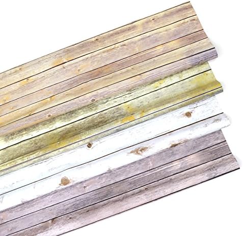 Ella Bella Photography Backdrops 4 Pack Wood Assortment 1.22 x 3.65m (4ft x 12ft)