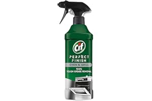 Cif Ofen- und Grillspray Backofenreiginer Fettlöser für Grillroste & Pfannen, 475 ml