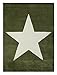 Lorena Canals Wool Rug Star (Military Green)
