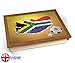 Produktbild South Africa 2010 World Cup Flag Cushion Lap Tray Kissen Tablett Knietablett Kissentablett - Holz Effekt Rahmen