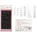 Beauty7 B C D J Curl 8-14mm Length and Mixed Individual Eye Lash Extensions 0.15mm 0.20mm 0.25mm Thickness Black False Eyelashes