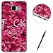 Produktbild Samsung Galaxy A510/A5 2016 hülle, Feeltech Weiche TPU Gel Silikon Schutzhülle Bunter netter Muster Entwurf Kratzfeste stoßdämpfende Premium Liquid Crystal Soft Ultra Dünn Transparent Bumper Schutz Handy hülle Perfekte Passform Durchsichtige Rückdeckel für Samsung Galaxy A510/A5 2016 - Red Rose Blütenblatt