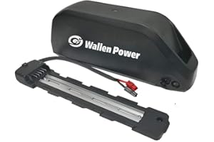 Wallen Power 【UK WAREHOUSE】 48V/52V 13AH 15AH Ebike Battery, Electric Bicycle Battery Lithium ion Bike Battery for 1500W 1000W 750W 500W 350W 200W Electric Bike Motor