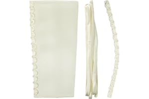 GORGECRAFT Wedding Dress Zipper Replacement Adjustable Gown Corset Kit Zipper Extender Fit Satin Corset Kit Loops for Bridal Corset Prom Dress Strap (Beige)