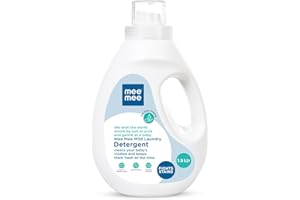 Mee Mee Baby Liquid Detergent 1.5 L | Ph balanced, Free from Harsh Chemicals, Safe for mother's hands & baby's skin | Anti-Ba