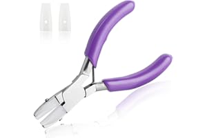 SPEEDWOX Pinces à Mâchoires en Nylon pour la Fabrication de Bijoux - Double Pinces Plates pour Bijoux - Outils de Joaillerie