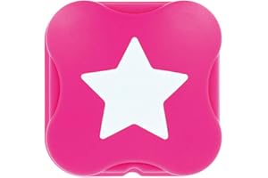 Anita y su mundo 37110103 - Stanzer Scrapbooking Magnet Stern 38 mm Farbe: Rosa Basic Scrapbooking Linie