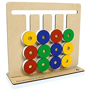 Butterfly EduFields Montessori Slide Puzzles Brain Games Toys for Kids 4 5 6 Years Boys Girls | 30+ Patterns Puzzles Booklet | Educational Toys Matching Puzzle & Logic Game