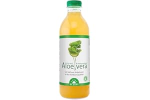 ‎DR. JACOB'S Dr. Jacob’s Aloe-vera-Gel-Saft BIO 1 Liter I mit natürlichem Vitamin C aus Acerola I ohne Zucker, Zusatz- & Konservierungsstoffe I Rohkost-Qualität I kontrolliert biologisch angebaut