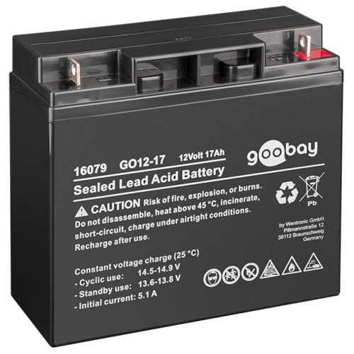 Goobay Blei-Akku 12V 17Ah