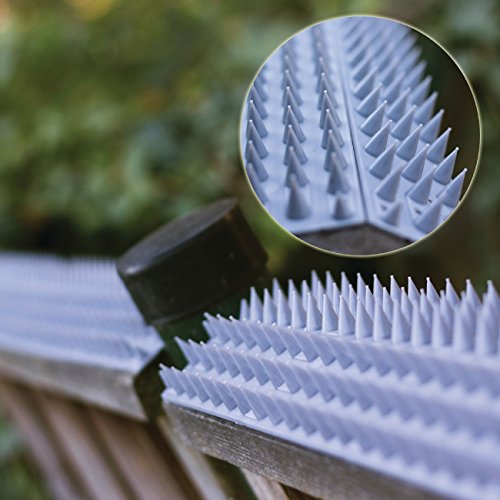 Eurosell 10 Stück 45cm = 4,50m Schutz Streifen für Tauben Abwehr Vogel Schutz Spikes Stacheln / auch zur Sicherung vor Dieben - 3