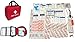 Produktbild Erste-Hilfe-Kit 130 Stück (Verbandskasten) First Aid Kit, Erste-Hilfe-Kit enthält Notfall-Folie Decke, CPR Gesichtsmaske für Haus, Fahrzeug, Reise, Büro, Arbeitsplatz, Kinderbetreuung, Wander Von IKTS