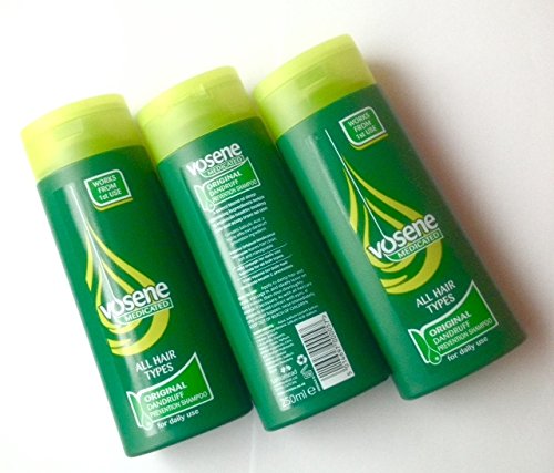 3 paquetes Vosene Original - Champú cabello Champú 250 ml