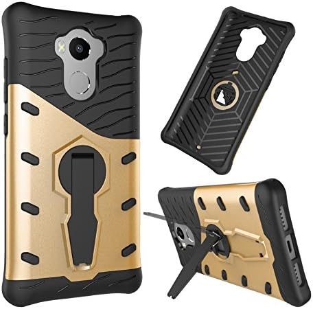 Xiaomi Redmi Note4/4 prime/4 pro Case, Tollcuudda Back Case Cover Pouch With Stand for Hongmi Note4/4 prime/4 pro Soft TPU and Hybrid Hard Rigid PC Covers Shock-Absorption Slim Fit Protective Cases for Xiaomi hongmi Note4/4 prime/4 pro - gold