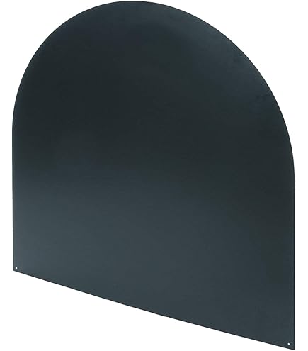 Salvapavimento Per Stufe 74x74cm Semitondo - Ferro 2mm, 8.4kg, Protezione Scintille - Foto 5