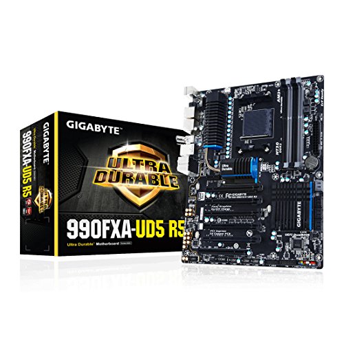 Preisvergleich Produktbild Gigabyte GA-990FXA-UD5 R5 AMD Mainboard schwarz