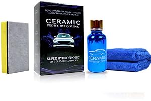 9H Nano Ceramic Coating for Cars, MoreChioce Car Liquid Ceramic Coating Car Coating Anti-scratch Coating Paint Care Car Protective Body Treatment with Sponge Towel