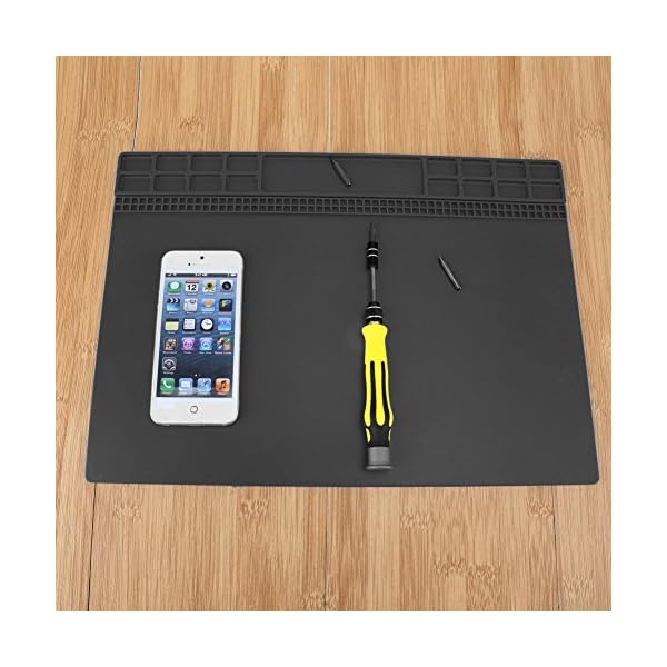 Amazingdeal 500 °C Heat Resistant Mat Silicone Insulation Maintenance Electronic Repair Desk Platform Pad Size 350 X 250mm - Image 3