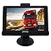 Produktbild GPS Navi LKW Navigationsgerät 5 Zoll KFZ Navigation für Europa Traffic Navigationssystem 8GB 256MB Lebenslang Kostenloses Kartenupdate mit POI Blitzerwarnungen Sprachführung Fahrspurassistent 2018 EU UK 48 Karten-Jimwey