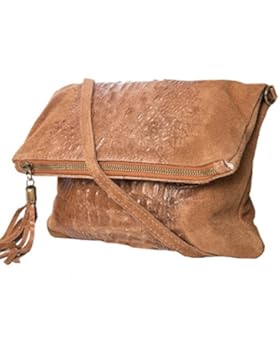 Clutch , Umhängetasche (28 / 19 / 4) echtes Leder Mod. 2059 by Fashion-Formel