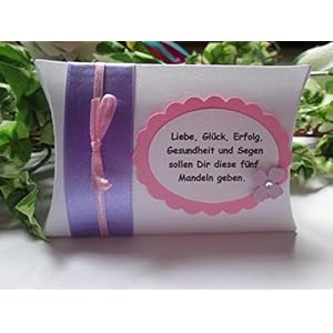 10 Gastgeschenke zur Taufe, Hochzeit, Kommunion, Geburtstag