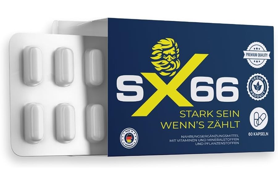 Gelules SX66 Complexe innovant de super-aliments pour hommes base d’arginine et de...