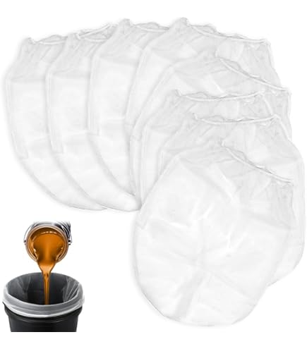 Sacs De Filtration Réutilisables Extra-larges - Pour Café Froid, Vinification, Brassage Bière - Taille L 66x56 Cm - Maille Fine