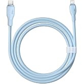 Baseus Pudding Hızlı Şarj &Ouml;zellikli Type-C to Lightning Kablo 20W, 1.2 Metre, Mavi