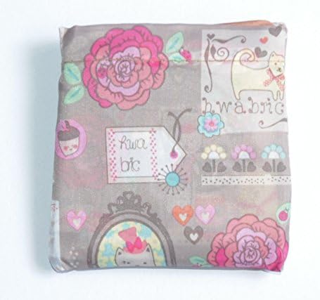 SHOPPING BAG IN MY BAG, Lifestyle cute and trendy japanese style square pocket shopping bag. NAUGHTY LITTLE OWL