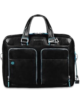 Piquadro Blue Square Kurzgrifflaptoptasche mit iPad/iPad Air-Fach 39 cm