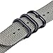 Produktbild TianranRT Gewebt Nylon Sport Handgelenk Riemen mit Metall Schnalle für Apple Watch 42/44mm (Grau)