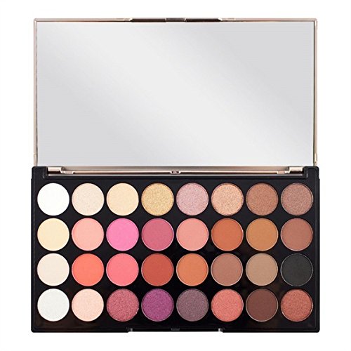 Makeup Revolution London Palette con 34 Ombretti Ultra Professionali, Flawless 4-626 g
