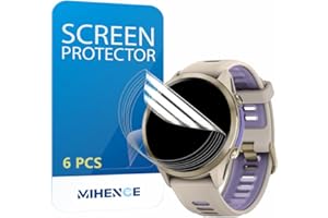 MIHENCE Screen Protector Compatible with Garmin Forerunner 970 Smartwatch Film, TPU HD Screen Protector [Pack of 6]