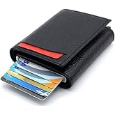 Minimalist card holder wallet with automatic mechanism - Money split