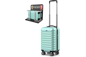 NUMADA - Valise de Voyage Cabine 40 x 25 x 20 cm (20 L) Upfly Underseat 16 XXS avec Roues Amovibles. Valise Cabine ABS idéale comme Bagage à Main pour Ryanair, Vueling ou Easyjet